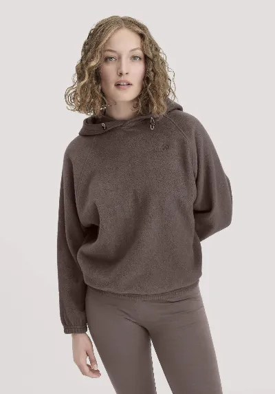 hessnatur hessnatur Loungewear Softfleece Hoodie Oversize ACTIVE COMFORT aus Bio-Baumwolle - lila