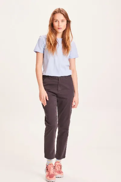 KnowledgeCotton Apparel Chino Iris