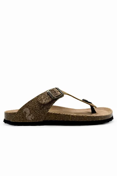 thies thies Damen vegan Sandalen Zehensteg Eco Palm
