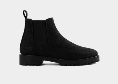 8000Kicks 8000Kicks Der Crossover-Hanf-Chelsea in komplett Schwarz