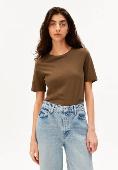 ARMEDANGELS ARMEDANGELS LUALAA Damen T-Shirt aus Leinen-Mix