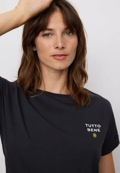 recolution Damen T-Shirt aus Bio-Baumwolle - CAYENNE TUTTO BENE - recolution