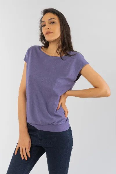 HempAge Ärmelloses Yoga T-Shirt aus Hanf & Bio Baumwolle