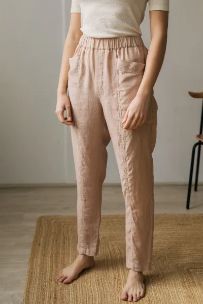 TWOTHIRDS TWOTHIRDS Damen vegan Hose Bacalar Dusty Coral