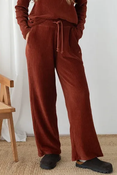 TWOTHIRDS TWOTHIRDS Damen vegan Hose Abruka Wine