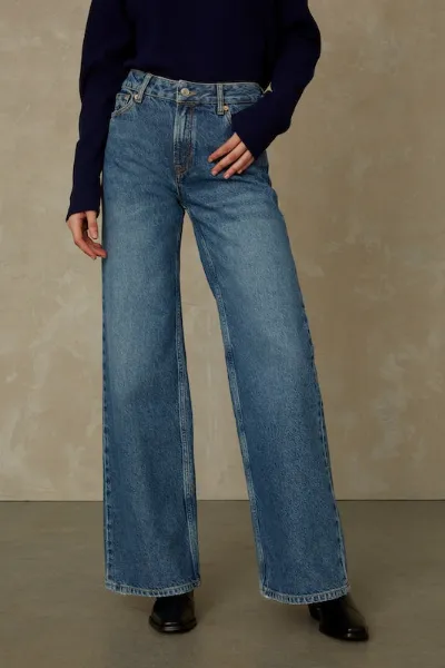 Kings Of Indigo Kings of Indigo Damen vegan Jeans Jane Washed Blau