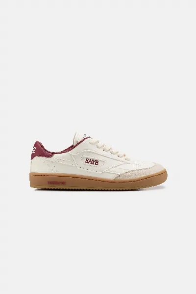SAYE SAYE Herren vegan Sneaker M89 Boden Granat