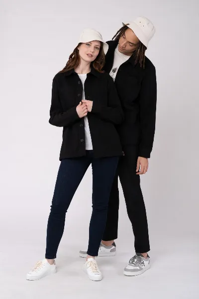 GREEN SHIRTS Unisex Overshirt aus recyceltem Polyester