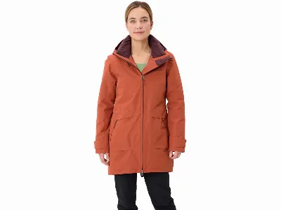 Vaude VAUDE Damen-Parka 'Skomer Winter III' mit separatem Kragen, buckeye,