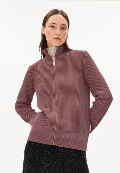 ARMEDANGELS ARMEDANGELS REBECCAA GMT DYE Damen Strickjacke aus Bio-Baumwolle