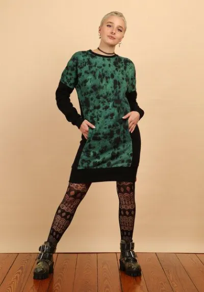Die rote Zora Die rote Zora Sweatkleid mit Taschen