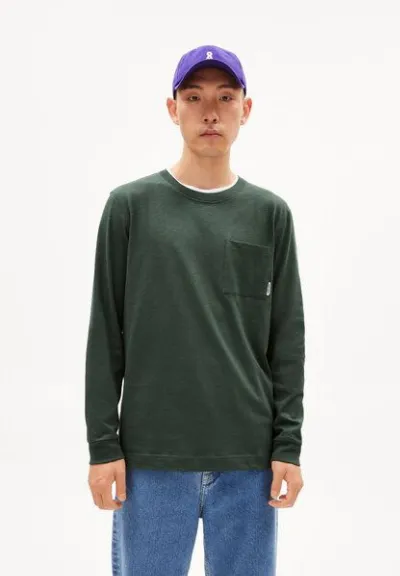 ARMEDANGELS ARMEDANGELS BAAZO FLAMÉ - Herren Longsleeve Regular Fit aus Bio-Baumwolle