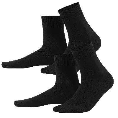Living Crafts LIVING CRAFTS - Unisex Socken, 2er Pack - Schwarz