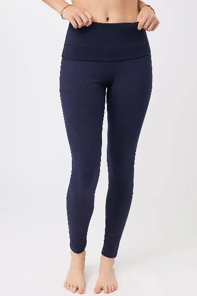 mandala MANDALA Damen vegan Leggings Rolldown Night Sky