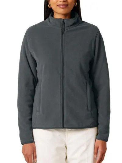 YTWOO YTWOO Damen Fleecejacke enganliegend aus 100% recyceltem Polyester