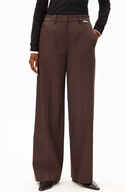 ARMEDANGELS ARMEDANGELS Damen vegan Hose Leandraa Claystone Brown