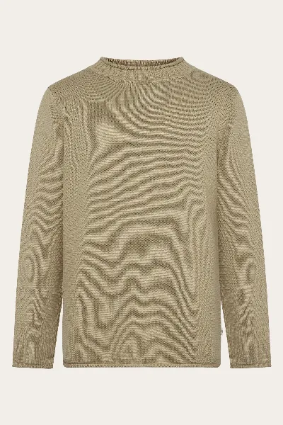 KnowledgeCotton Apparel KnowledgeCotton Apparel Herren vegan Pullover Herren Rundhalsausschnitt Twill