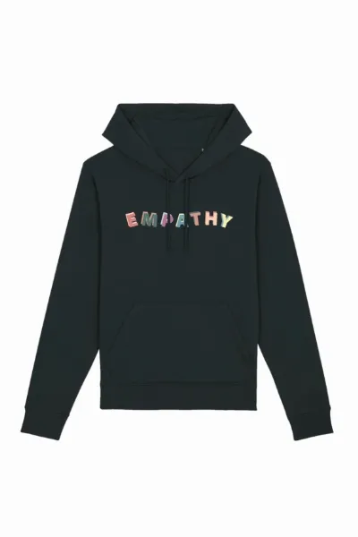 Oat Milk Club Oat Milk Club Damen vegan Hoodie Empathie Schwarzpath