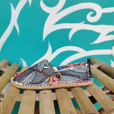 REFISHED fair fashion REFISHED fair fashion Espadrilles 'HAPPINESS' (Flower Power)