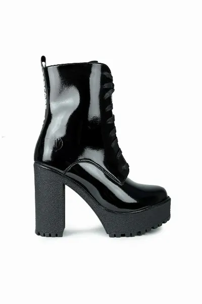  Altercore Damen vegan Stiefel Ivy Schwarz