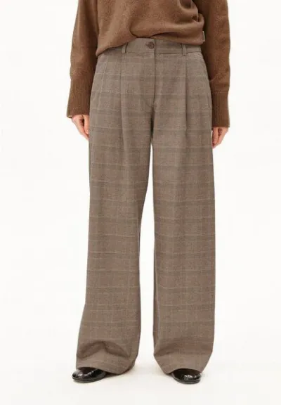 ARMEDANGELS ARMEDANGELS CHECK WIDE PLEATED Damen Bio-Baumwoll Mix