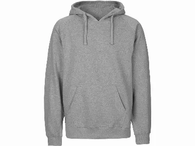 Neutral Neutral Bio-Unisex-Hoodie 'Tiger Cotton' mit gebürstetem Fleece, grey,