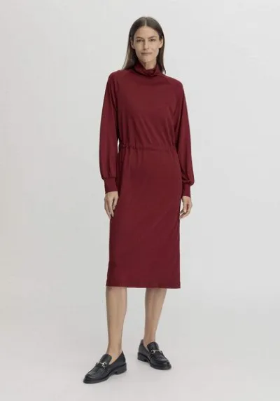 hessnatur hessnatur Jersey Kleid Midi Relaxed aus TENCEL Lyocell mit Bio-Baumwolle