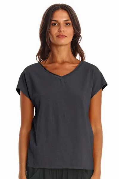 RAVENS VIEW IBIZA RAVENS VIEW IBIZA Damen vegan T-Shirt Arizona Lava Blau