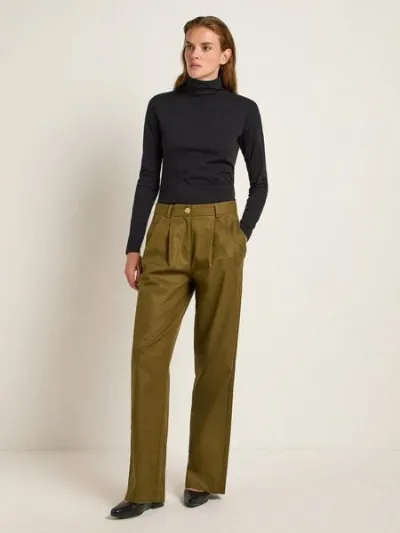 LANIUS LANIUS Marlenehose aus TENCEL Lyocell und Bio-Baumwolle