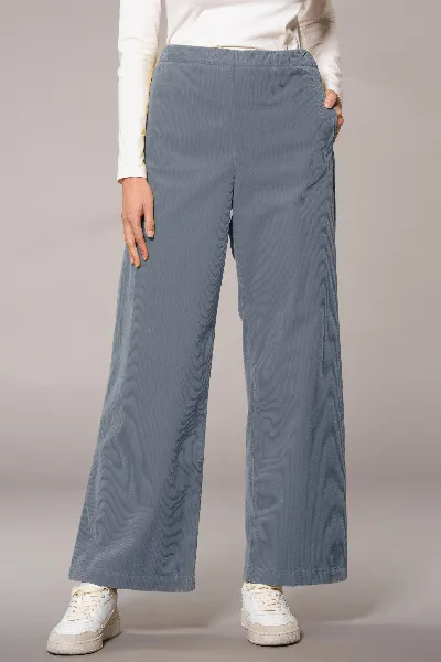 Feuervogl Feuervogl Damen vegan Hose Corduroy Mary Silber