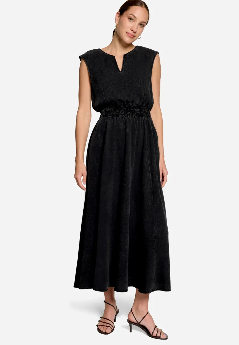 zero Midikleid mit elastischem Bund