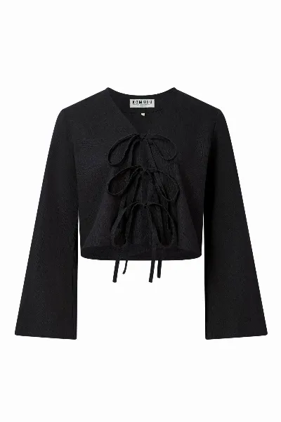 KOMODO KOMODO Damen vegan Top Tie Front Savannah Blend