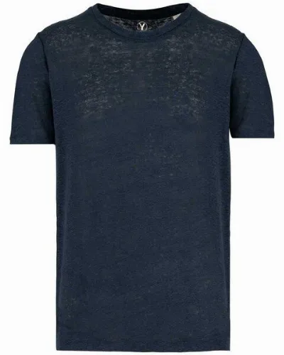 YTWOO YTWOO Herren T-Shirt Rundhalsausschnitt aus 100% nachhaltigen Leinenfasern