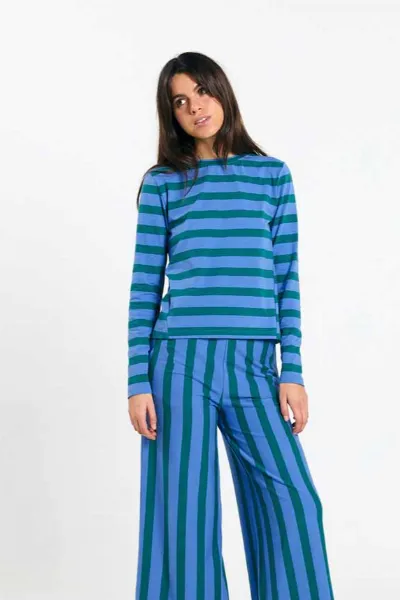 SUITE13LAB SUITE13LAB Damen vegan Top Maia Stripes In