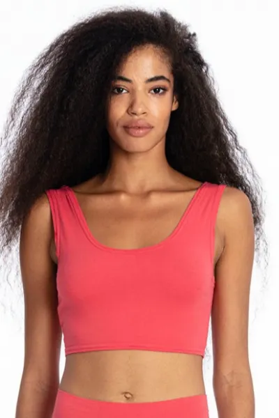 RAVENS VIEW IBIZA RAVENS VIEW IBIZA Damen vegan Yoga Top Elektrisch Rot