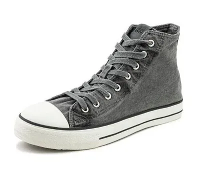 Natural World natural world Vegane Men Classic Hi-Basket-Sneaker aus Bio-Baumwolle