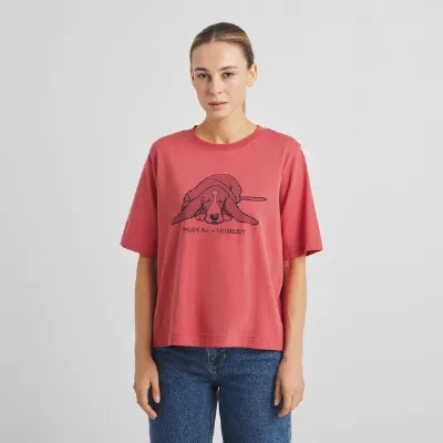 Dedicated DEDICATED T-Shirt aus Biobaumwolle Vadstena - Paws For A Moment