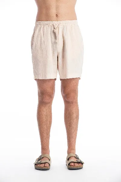 RAVENS VIEW IBIZA RAVENS VIEW IBIZA Herren vegan Leinen Shorts Tom Sand
