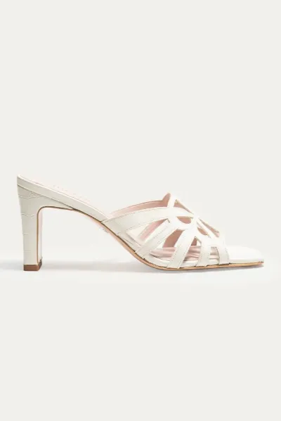 BIKKOU BIKKOU Damen vegan Sandalen 19:30 Uhr Golden Hour Meringue-Croco