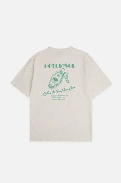 Trendsplant Trendsplant x Antonyo Marest Keychain Oversized Heavy T-Shirt Foam White