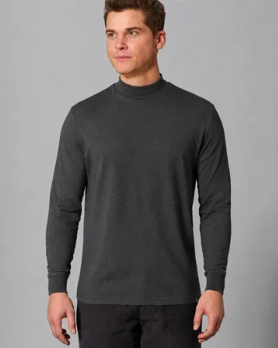HempAge HempAge Rollkragen Langarmshirt Herren Hanf/Biobaumwolle