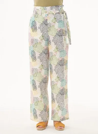 ORGANICATION ORGANICATION Hose aus TENCEL Lyocell mit Allover-Print