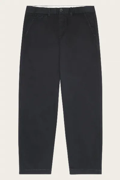 KnowledgeCotton Apparel KnowledgeCotton Apparel Herren vegan Chino-Hose Wide Flint Black Jet
