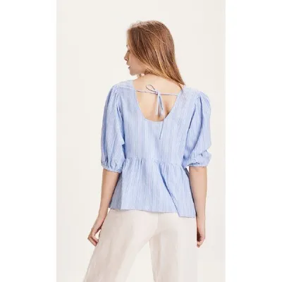 KnowledgeCotton Apparel KnowledgeCotton Apparel Bluse LILY aus Tencel und Bio-Baumwolle