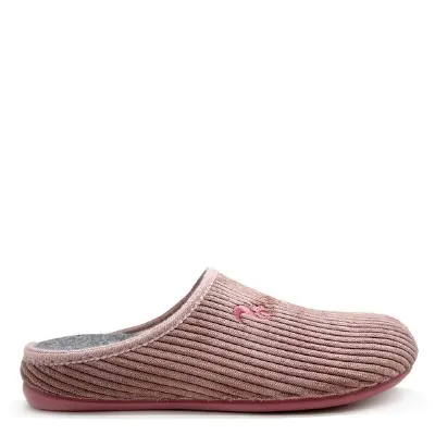 thies Veganer thies ® Eco Cord Slipper aus zertifiziertem recyceltem PES Cord