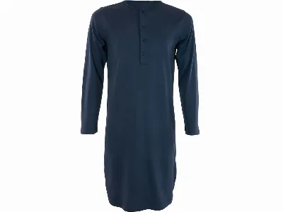 Living Crafts Living Crafts Bio-Unisex-Nachthemd Dominique dark navy,