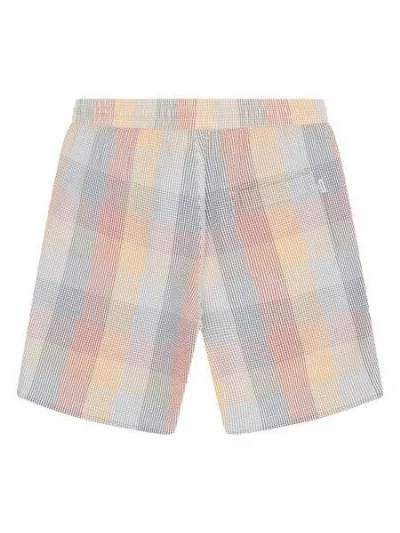 KnowledgeCotton Apparel KnowledgeCotton Apparel Lockere Seersucker-Shorts FIG aus Bio-Baumwolle