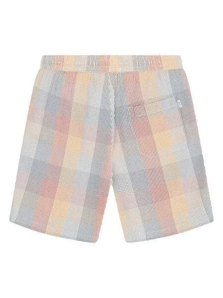 KnowledgeCotton Apparel KnowledgeCotton Apparel Lockere Seersucker-Shorts FIG aus Bio-Baumwolle