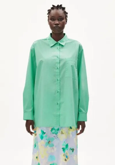 ARMEDANGELS ARMEDANGELS EALGAA - Damen Bluse Loose Fit aus Bio-Baumwolle