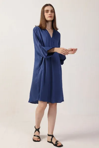 Neu Nomads Neu Nomads Damen vegan Kleid Kimono Kleid Bluejay